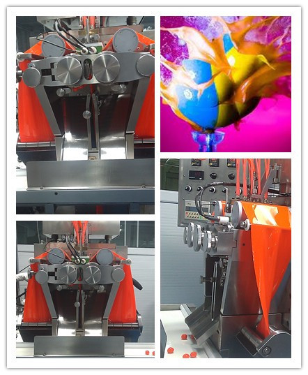 Yağ ve macun doldurma için Sağlık Gıda / Kozmetik Softgel Paintball Kapsülleme Makinesi
