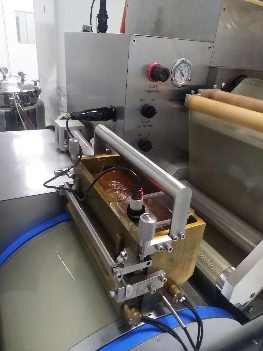 Çin Yüksek Dalma Doğruluğu ile 10 inç Yumuşak Kapsül Yapma Makinesi Şirket