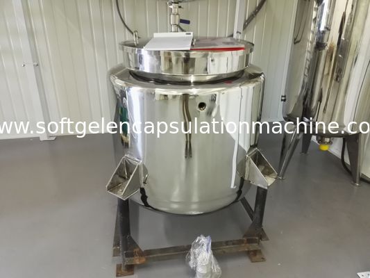 Sıcaklık Kontrollü Softgel Jelatin Eritme Tankı Kontrol Kutulu Hidrolik Tank
