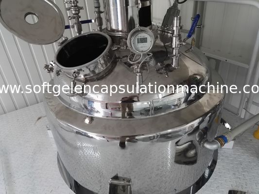 Sıcaklık Kontrollü Softgel Jelatin Eritme Tankı Kontrol Kutulu Hidrolik Tank