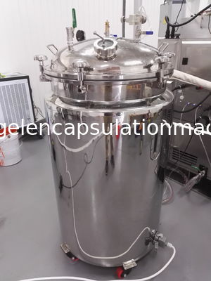 Sıcaklık Kontrollü Softgel Jelatin Eritme Tankı Kontrol Kutulu Hidrolik Tank