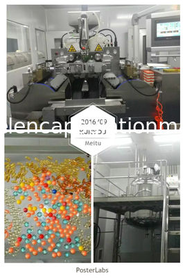 Yüksek Verimli kapsülleme Formül desteğine sahip 0.68" Paintball Yapma Makinesi