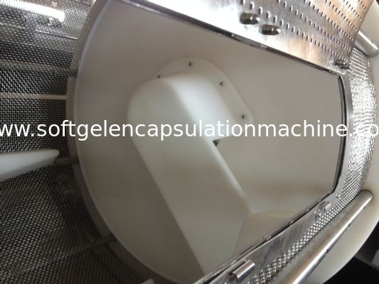 Soğutma convyer ile Sebze Yumuşak Jelatin Kurutma Makinesi Kapsülleme Tumbler Kurutucu