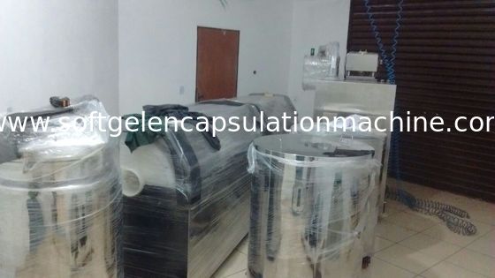 Softgel kapsül kapsülleme üretimi için 300L SS jelatin servis taşıma tankı