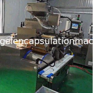Servo motor otomatik Büyük ölçekli Softgel kapsül üretimi Makinesi Çeşitli şekil kapsül Yağ doldurma