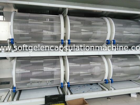 700*1030mm Softgel Kapsül Kurutma Tumbler Makinesi Büyük Hava Üfleyiciler