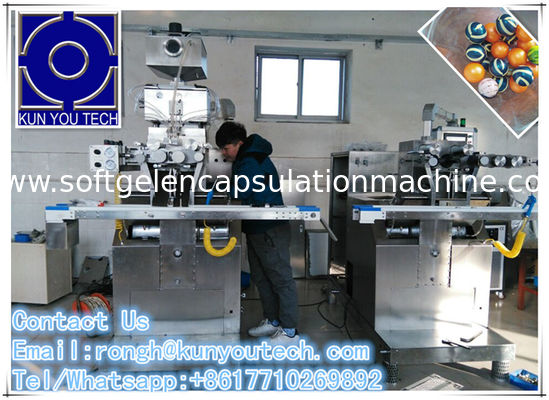 6" Softgel Kapsülleme Makinesi, Zemin Otomatik Beslemeli, 880X640X1900mm
