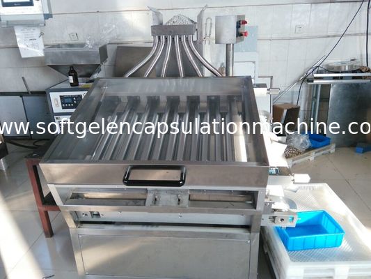 6" Softgel Kapsülleme Makinesi, Zemin Otomatik Beslemeli, 880X640X1900mm