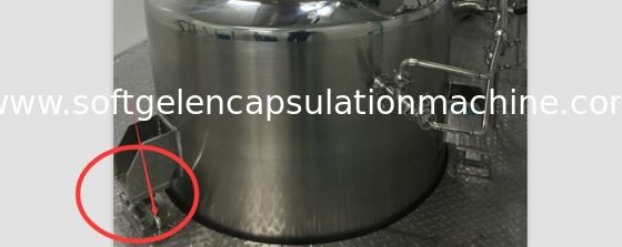 Sıvı / İlaç İçin 500L 304 SUS Paslanmaz Çelik Karıştırma Tankları
