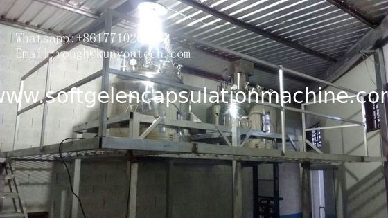 Su Isıtma Elektrikli Kontrol 1000L Veg Nişasta Jelatin Vakumlu Eritme Tankı