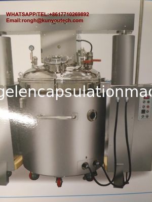 Jelatin depolamak için 350L Jelatin servis tankları / jelatin alıcı tanklar