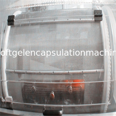 Softgel / Paintball için Büyük Kapasiteli Hava Akışı Kapsül Tumbler Kurutucu Plc Kontrolü