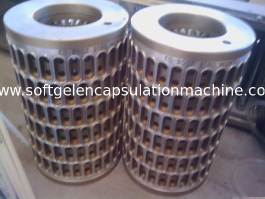 Oval, Dikdörtgen Softgel için Yumuşak jelatin Kapsülleme Makinesi için Kapsül Kalıp / Kalıp Ruloları