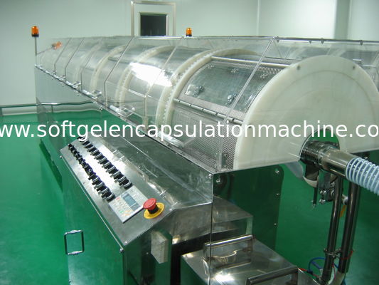 0.32KW softgel kapsül üretim kurutma makinesi Kapsülleme Tumbler Kurutucu