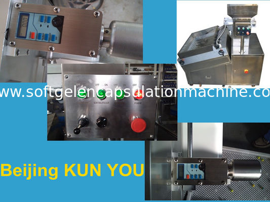 0,5 kw Softgel / Kapsül Kontrol Makinesi / Ayarlanabilir Merdane Mesafesi