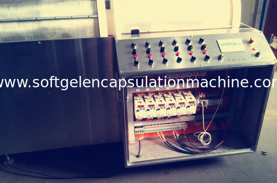 Softgel / Kapsül / Paintball Kurutma Makinesi Sistemi PLC Kontrollü ISO9001 Tamburlu Kurutma Makinesi