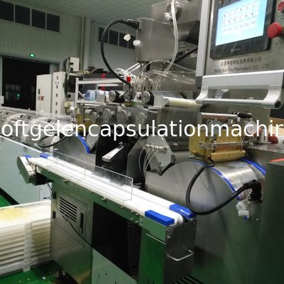 Canabis Yağı İçin Hayvansal Olmayan Jel Yumuşak Jelatin Kapsülleme Makinesi Ss316