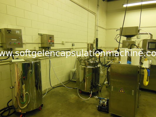 PLC Kontrollü 3 Kw Elektrikli Laboratuvar Yumuşak Jel Kapsül Makinesi