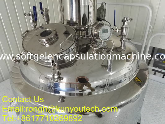 Sıvı dolum Softgel Kapsülleme Ekipmanları fabrikası PLC Kontrollü İlaç