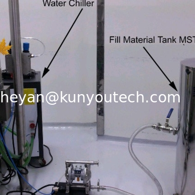 Sebze Nişastası Jelatin pompası Kapsül Dolum Makinesi Parçaları 4/6/8/10 inç