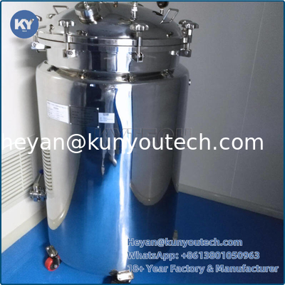 4kw Motorlu 300L Paslanmaz Çelik İlaç Karıştırma Tankı