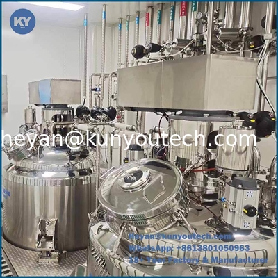 600L Jelatin Eritme Tankı, 0.09Mpa Vakum Tasarımı