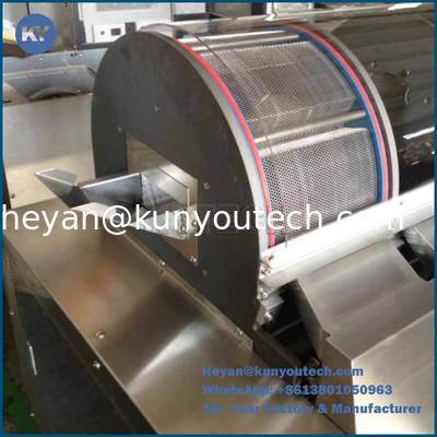 SS316/304 1.5kw motor gücü ve Softgel ve Paintball kurutma için 1 yıllık garanti ile Kapsülasyon Tumbler Kurutucu