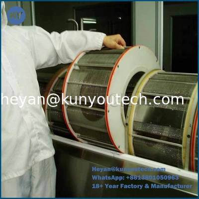 SS316/304 1.5kw motor gücü ve Softgel ve Paintball kurutma için 1 yıllık garanti ile Kapsülasyon Tumbler Kurutucu