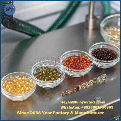 Dikişsiz Yumuşak Jel Kapsül Makinesi 1.5kw Güç Tüketimi Yağ Paketleme