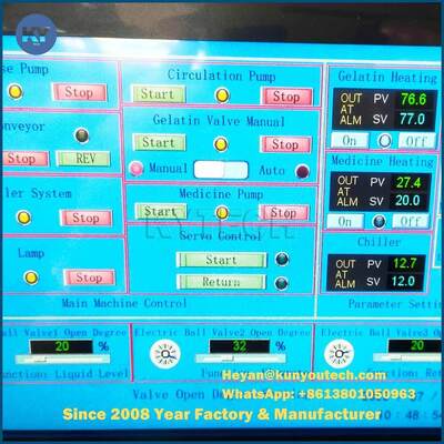 380V/50HZ Kesintisiz Yumuşak Kapsül Makinesi, 54000 adet Üretim Kapasitesi ve 5~20 mg Kapsül Dozajı