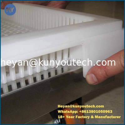 Softgel Kapsüller Plastik Kurutma Tepsileri Yüksek Sıcaklık Rulman Özelleştirilmiş Renk