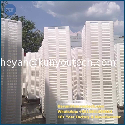 Gıda Sınıfı Tıp Delikli Plastik Kurutma Tepsileri İstiflenebilir, Verimli Kurutma