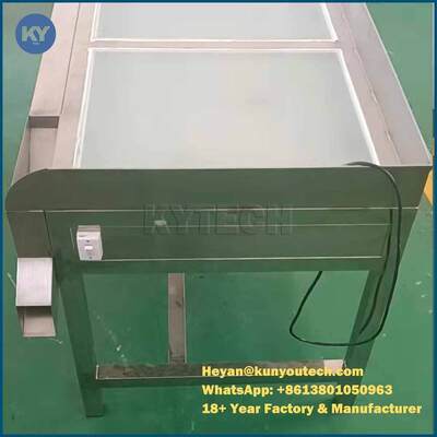 304 SUS Malzeme Softgel Kapsül Kontrol Makinesi / Pharmatech Şirketi İçin Masa