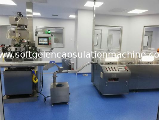 S406 6" Softgel Kapsülleme Dolum Makinesi Hattı Servo Kontrollü