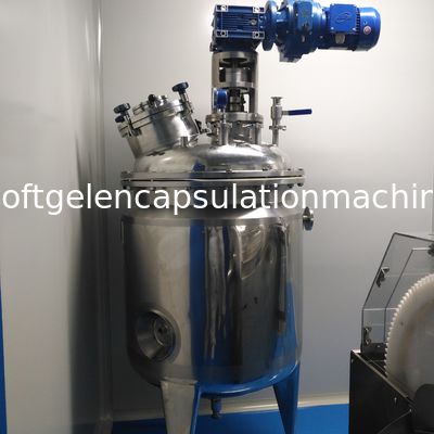 Softgel Kapsülleme Makinesi için 100L Paslanmaz Çelik Jelatin Eritme Tankı