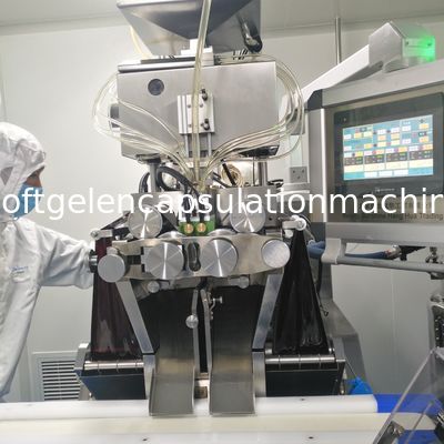 Cbd Yağı 1 Yıl Garanti için 7 İnç Kalıp Rulo Softgel Kapsülleme Makinesi
