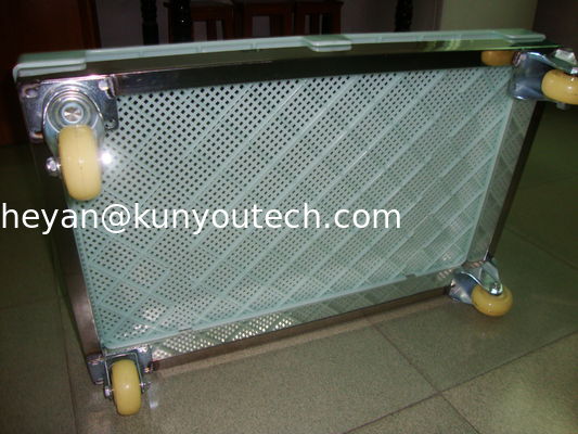 Güvenli Gıda Sınıfı PPE Plastik Kurutma Tepsileri ve Trolly Güçlü Tokluk ISO9001