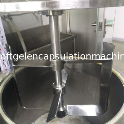 Vakum ve hava seperatörlü PID Paslanmaz Çelik Jelatin Karıştırma Tankları