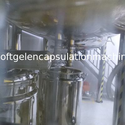 Karıştırma Fonksiyonlu ve Vakum Pompalı 100L Vegan Jelatin Paslanmaz Çelik Tank