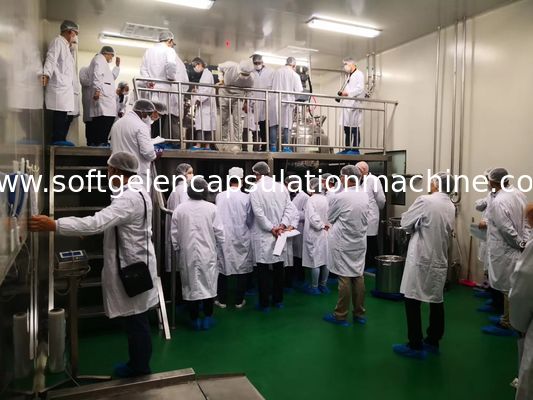 Paslanmaz Çelik Softgel Kapsülleme Makinesi 3.5 RPM Hız Yüksek Verimlilik
