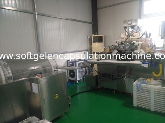 Elektrikli Yumuşak Jelatin Kapsül Dolum Makinesi Painball / Kapsül Yapımı GMP Standardı