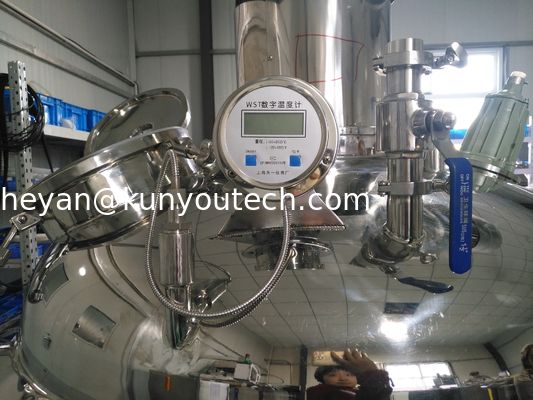 jelatin eritme, karıştırma için softgel kapsül üretim vakum tankı