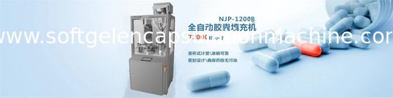Sert Jel Otomatik Softgel Kapsül Makinesi Kapsül Dolum Makinesi 4 - 12Kw Güç