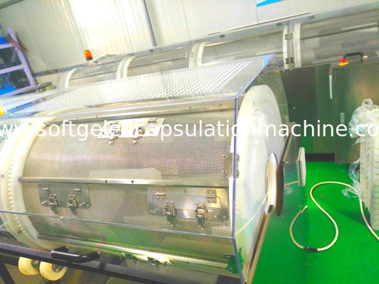Büyük Hava Üfleyiciler ile Softgel 2 Katmanlar Kapsülleme Tumbler Kurutucu