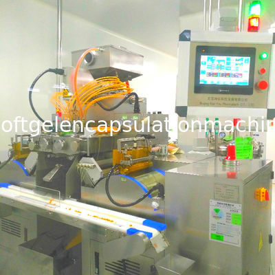 Sıvı Kapsül Dolum için 15kg / H 3.5RPM İlaç Makineleri
