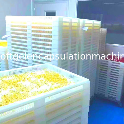 Sıvı Kapsül Dolum için 15kg / H 3.5RPM İlaç Makineleri