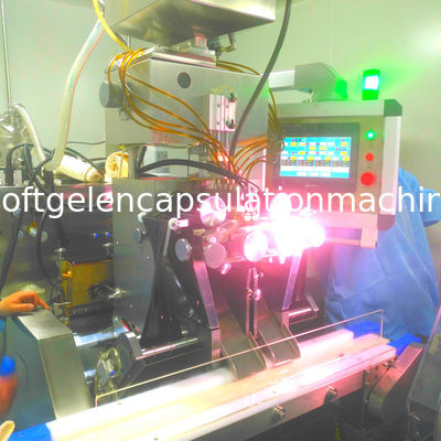 Sıvı Kapsül Dolum için 15kg / H 3.5RPM İlaç Makineleri