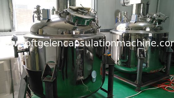 Ss316 Yumuşak Jelatin Kapsül Makinesi Balık Yağı / Vitamin Yağı Dolum