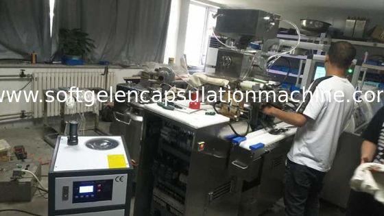 SS Paintball Yumuşak Jelatin Makinesi Otomatik Dolum Kapsülü Yapımı