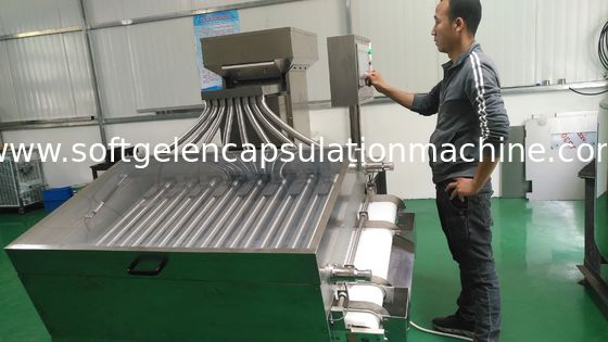Ayarlanabilir Silindir Mesafesi ile Softgel Kapsül Ayırma Makinesi Boyutu ve Şekli